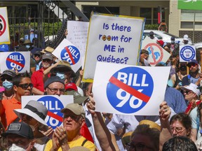 Thousands of Montrealers hit the streets on May 14 to protest against Bill 96. On Tuesday, it was passed into law by the majority Coalition Avenir Québec government.