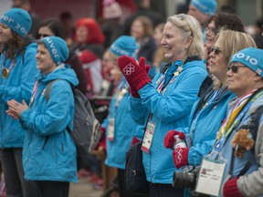 Hundreds of people turned out at Vancouver's Jack Poole Plaza in February 2020 to celebrate the 10-year anniversary of the 2010 Winter Games.  Photo by Jason Payne/PNG
