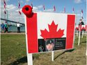 Cpl.  Andrew Grenon was remembered along with dozens of other service men and women during the Flags of Remembrance ceremony at Assumption Park on Oct. 7, 2017.