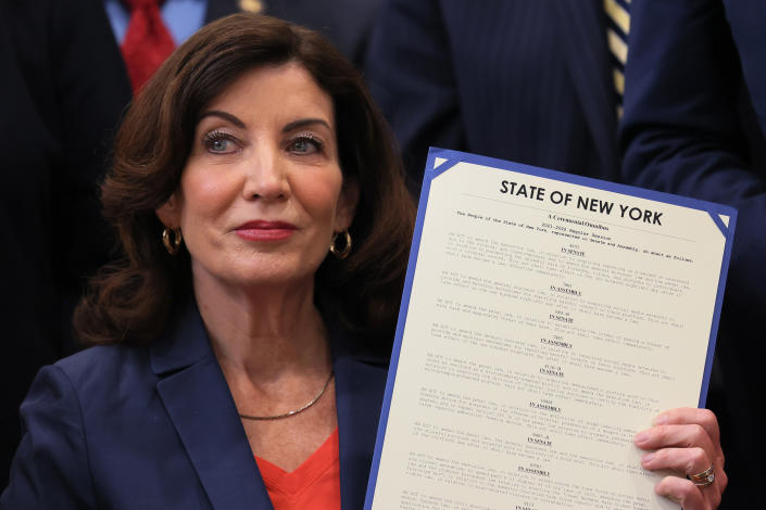 New York Governor Kathy Hochul. 