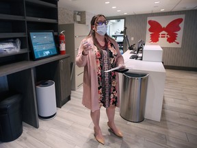 Lady Laforet, executive director of the Welcome Center Shelter for Women and Families is shown on Thursday, June 23, 2022 inside the new facility.