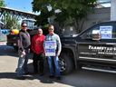 Teamsters on strike at Granville Island's Ocean Concrete at 1415 Johnston St. in Vancouver BC., on June 7, 2022.