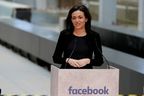 FILE PHOTO: Sheryl Sandberg, chief operating officer of Facebook, delivers a speech during a visit in Paris, France, January 17, 2017.