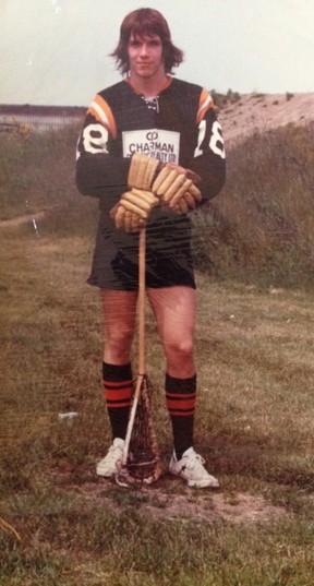 BC NDP leader John Horgan as a young lacrosse player.