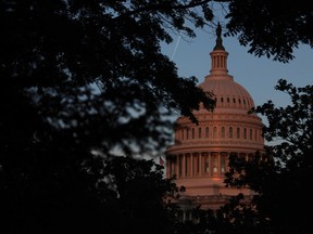 The US Capitol is seen on the morning of June 25, 2022 in Washington, DC.