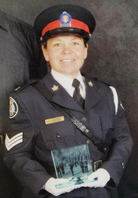 Retired veteran Toronto police officer Carolyn Vandenberg spoke to the Toronto police board Wednesday about the findings of an external report on harassment and discrimination in the force.