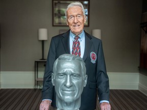 Former Montreal Alouettes head coach Marv Levy will be inducted into the Canadian Football Hall of Fame in Hamilton, Ont.  He was presented with his bust and Hall of Fame jacket recently at his residence in Chicago.  Levy coached the Alouettes from 1973-1977, appearing in three gray cup games and winning two.