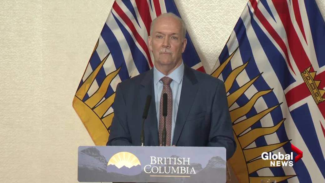 Click to play video: 'B.C. Premier John Horgan announces he will not run for re-election'