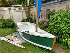 Duncan McDonald started working on his sailboat last spring.