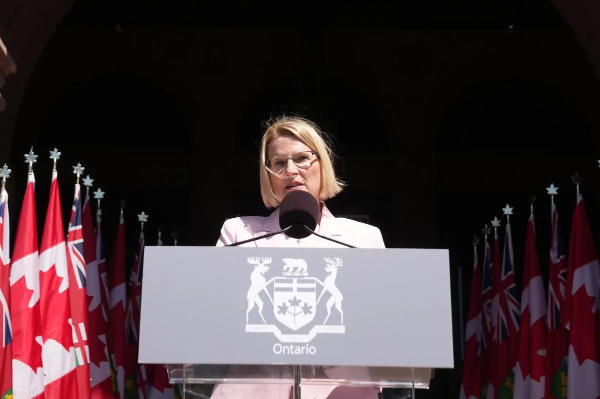 Sylvia Jones was promoted from Ontario's general to deputy premier and minister of health by Premier Doug Ford on June 24, 2022.